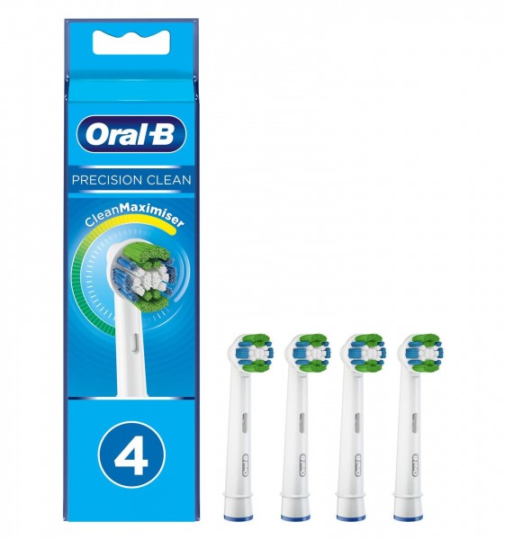 Oral B Precision Clean 4er CleanMaximizer Aufsteckbürste - Weiss